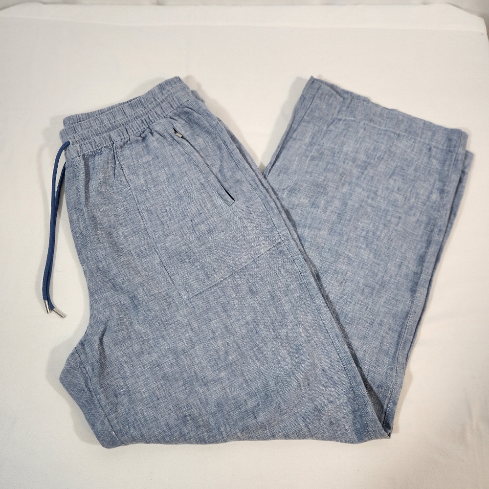 Athleta Blue Wide Leg Pants
